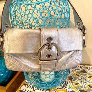 Coach Silver Bag